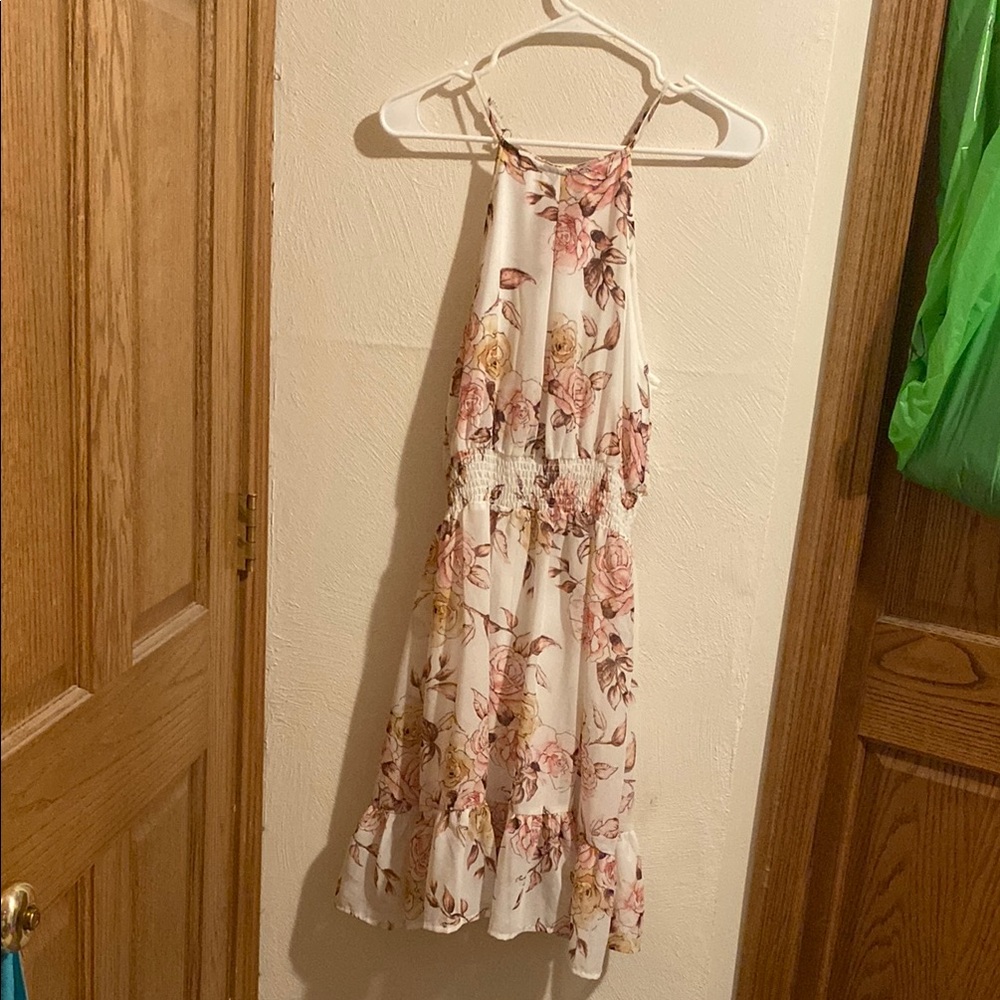 Floral Halter Dress